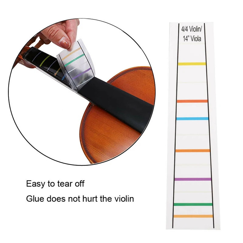 Violin Fingerboard Sticker 4/4 Violin Fiddle Finger Guide Chart Violin Fingerboard Sticker Position Marker for Beginner Tool
Violin Fingerboard Sticker 4/4 Violin Fiddle Finger Guide Chart Violin Fingerboard Sticker Position Marker for Beginner Tool