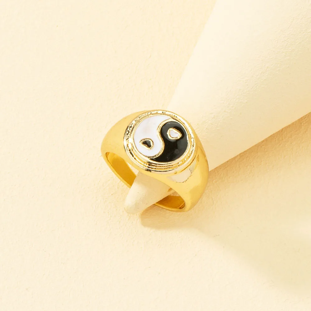 1.7cm Fashion Multicolor Heart Geometric Rings for Women Girls New Design Bagua Yin Yang Tai Chi Rings Korean Party Jewelry Gift
1.7cm Fashion Multicolor Heart Geometric Rings for Women Girls New Design Bagua Yin Yang Tai Chi Rings Korean Party Jewelry Gift