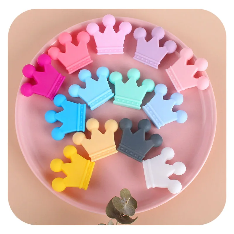 XCQGH 50Pcs Silicone Beads Crown Pendant Teething Pacifier Chain Food Grade Silicone Teether
XCQGH 50Pcs Silicone Beads Crown Pendant Teething Pacifier Chain Food Grade Silicone Teether