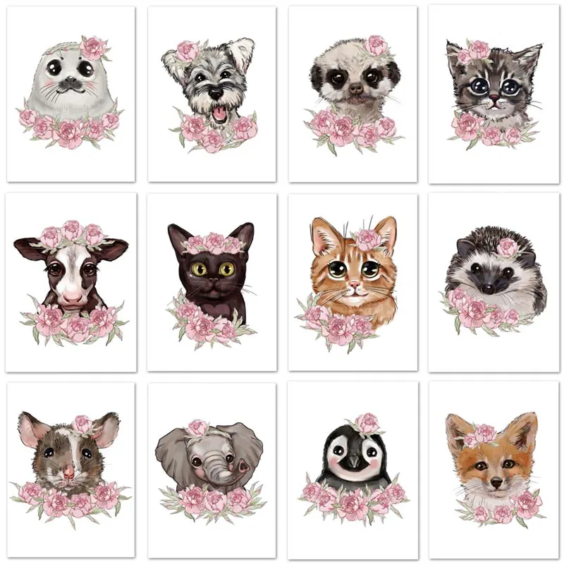 Handmade 5D DIY Flower Animal Diamond Painting Picture of Rhinestone Full Drill Mosaic Embroidery Wall Room Decor Art
Handmade 5D DIY Flower Animal Diamond Painting Picture of Rhinestone Full Drill Mosaic Embroidery Wall Room Decor Art