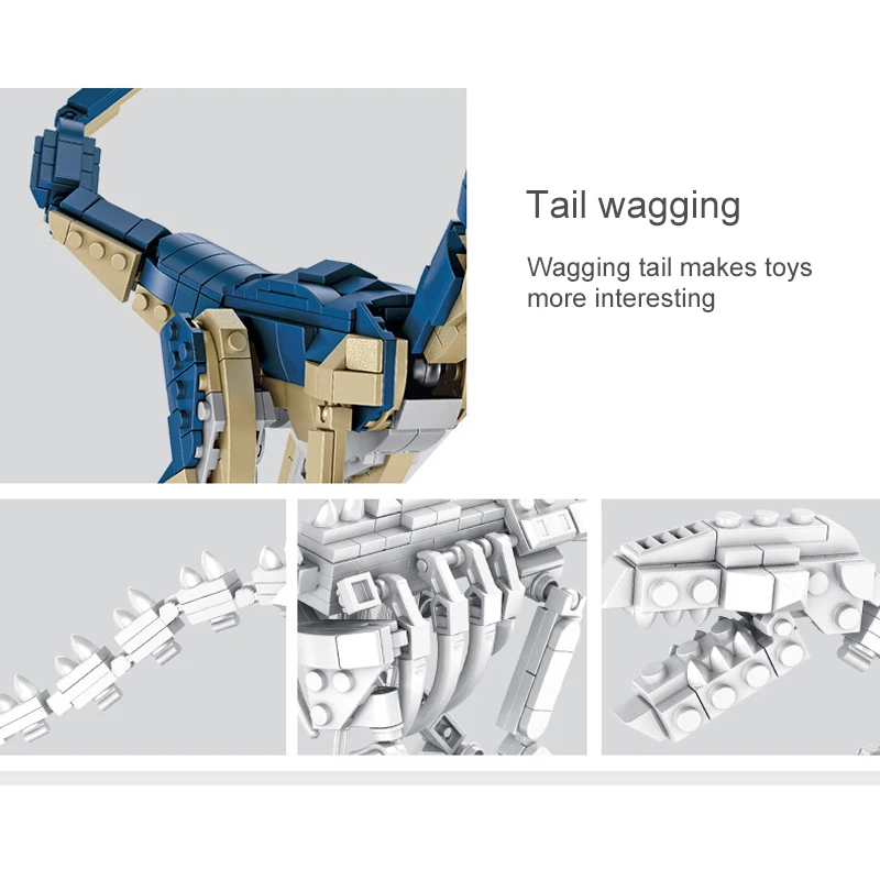 774Pcs Jurassic Dinosaur Velociraptor And Fossils Building Blocks Creator Tyrannosaurus Model Bricks Educational Toys For Kids
774Pcs Jurassic Dinosaur Velociraptor And Fossils Building Blocks Creator Tyrannosaurus Model Bricks Educational Toys For Kids