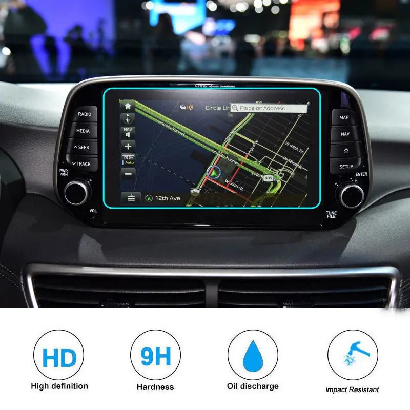 8 inch For Hyundai Tucson 2019 tempered glass screen protector car gps navigation touch screen film display protective film
8 inch For Hyundai Tucson 2019 tempered glass screen protector car gps navigation touch screen film display protective film