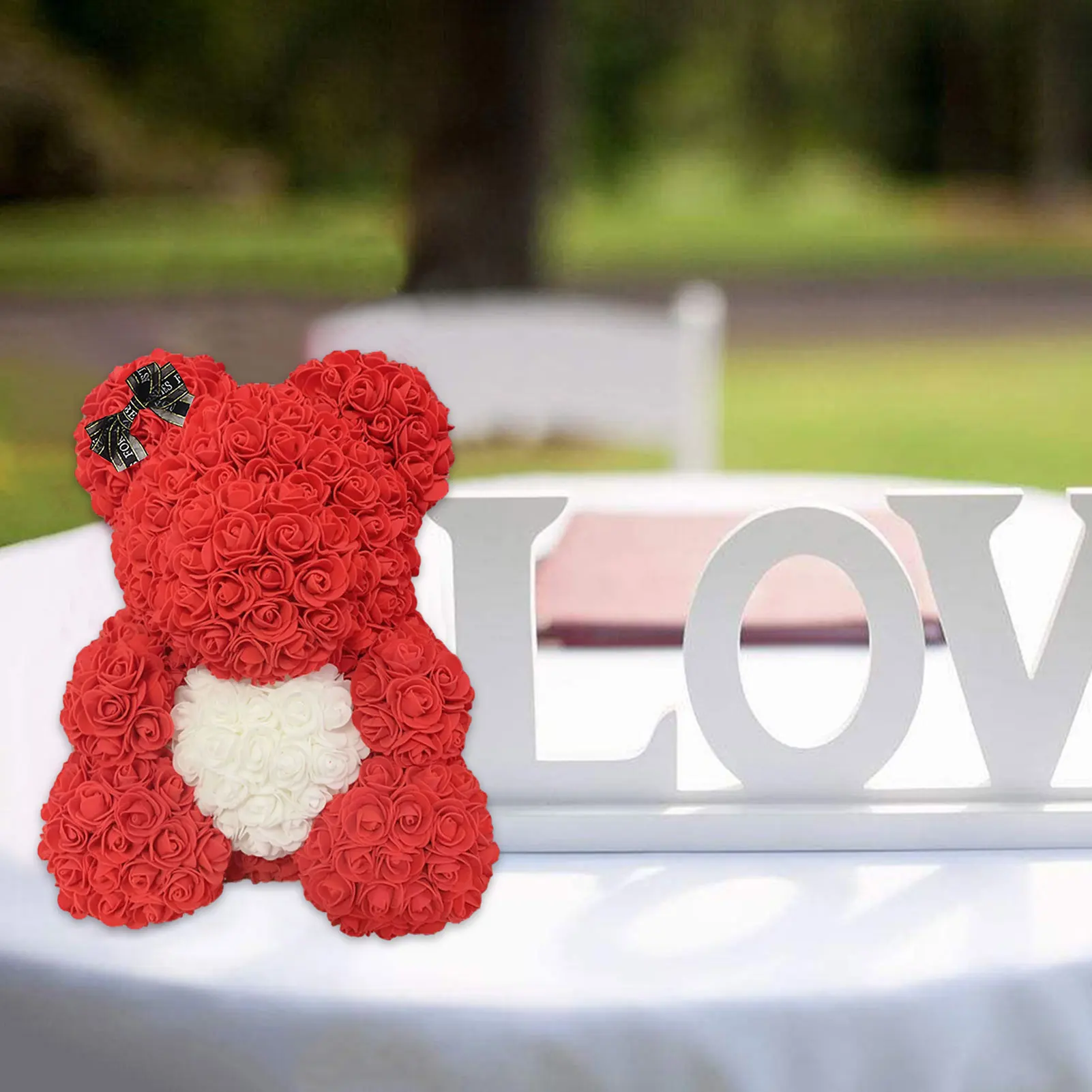 8inch Rose Bear Forever Rose Flower Bear Artificial Simulated Flower For Anniversary Valentine's Day For Love Gift
8inch Rose Bear Forever Rose Flower Bear Artificial Simulated Flower For Anniversary Valentine's Day For Love Gift