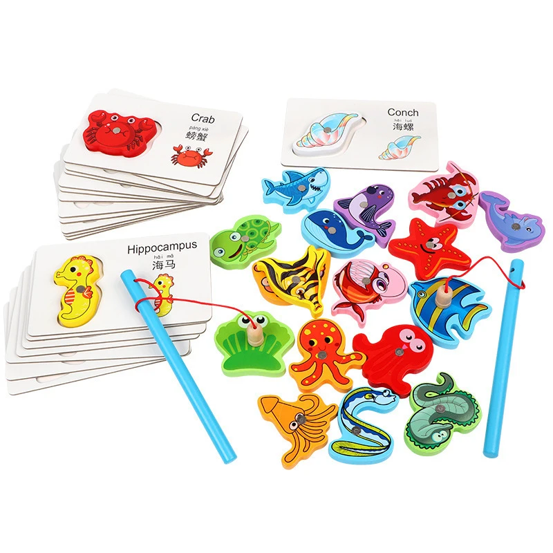 1 Box Children's Fishing Game Toys 20 PCS Wooden Magnetic Alphabet Letter Fishing Toys for Kids Toddles Birthday Educational Toy
1 Box Children's Fishing Game Toys 20 PCS Wooden Magnetic Alphabet Letter Fishing Toys for Kids Toddles Birthday Educational Toy