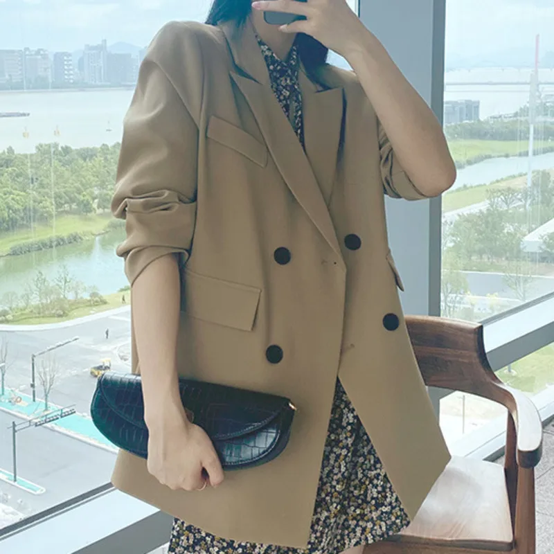 Blazer Women Jackets Solid Office Ladies Blazers Long Sleeve Temperament Vintage Coats Casual Suit Jacket Female Outwear Fall
Blazer Women Jackets Solid Office Ladies Blazers Long Sleeve Temperament Vintage Coats Casual Suit Jacket Female Outwear Fall