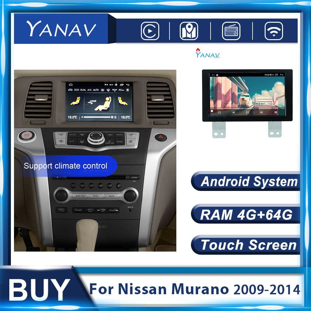 Автомагнитола на Android 10,0, мультимедийный проигрыватель для Nissan Murano 2009-2014, Авторадио с gps-навигацией, головное устройство, видеоплеер
Автомагнитола на Android 10,0, мультимедийный проигрыватель для Nissan Murano 2009-2014, Авторадио с gps-навигацией, головное устройство, видеоплеер