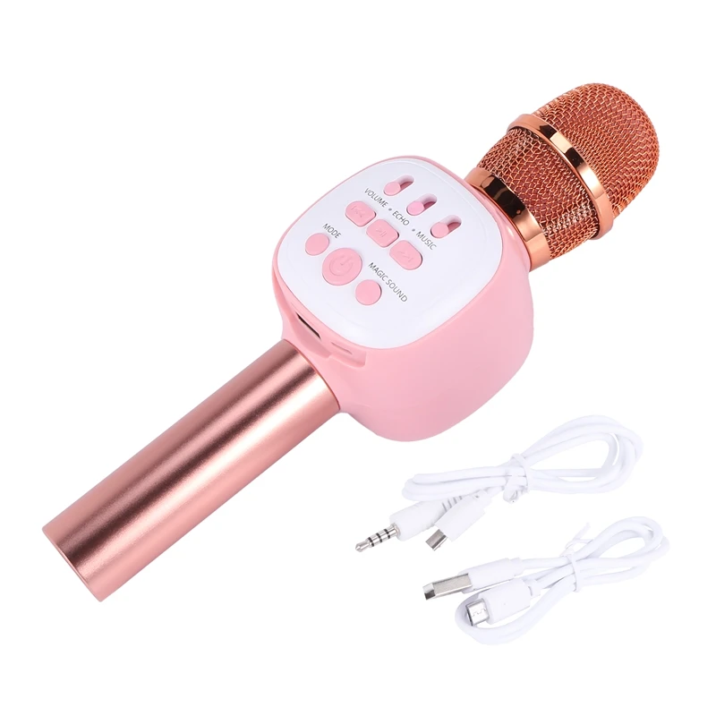 Wireless Bluetooth Karaoke Microphone,Karaoke Player Speaker with Music Singing Voice Recording for Family KTV,Etc
Wireless Bluetooth Karaoke Microphone,Karaoke Player Speaker with Music Singing Voice Recording for Family KTV,Etc