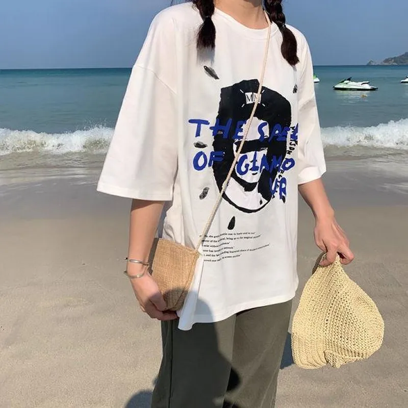 streetwear tshirt womens clothing harajuku printing korean tops oversized 2020 summer new arrival tees o-nack normcore t shirt
streetwear tshirt womens clothing harajuku printing korean tops oversized 2020 summer new arrival tees o-nack normcore t shirt