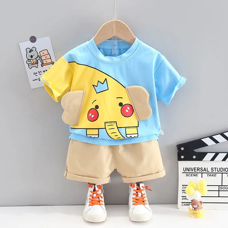Boys summer suit 2021 new children's handsome baby foreign style summer short-sleeved two-piece Korean children's clothing
Boys summer suit 2021 new children's handsome baby foreign style summer short-sleeved two-piece Korean children's clothing