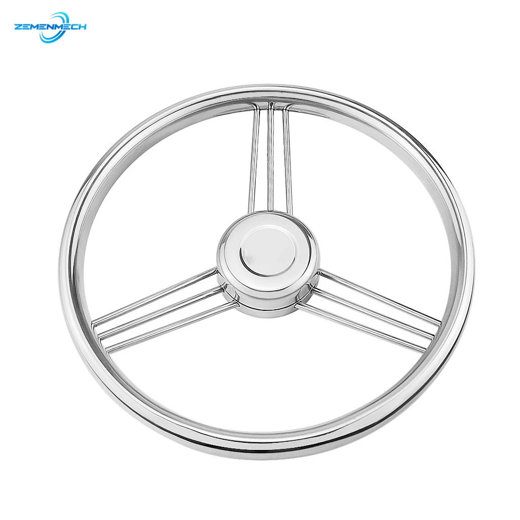 13-1/2'' 342mm Steering Wheel 316 Stainless Steel Marine Grade 3 Spoke 15 Degree Boat Yacht Accessories Polish Barco Camper Van
13-1/2'' 342mm Steering Wheel 316 Stainless Steel Marine Grade 3 Spoke 15 Degree Boat Yacht Accessories Polish Barco Camper Van