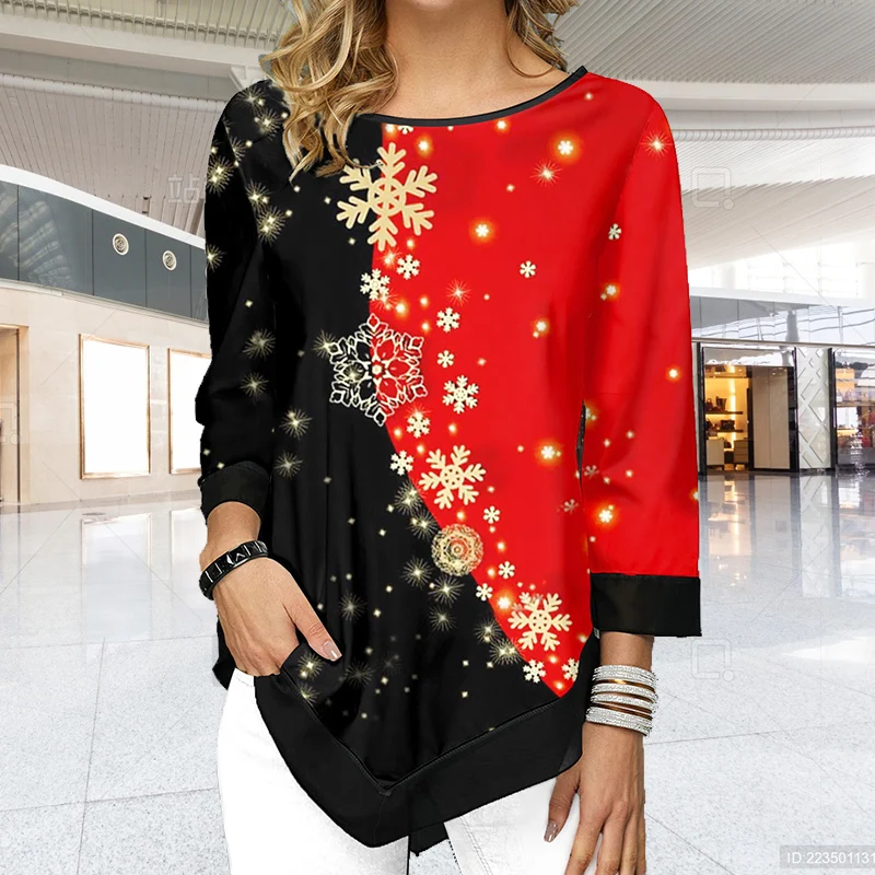Winter Spring Autumn Women Large Big Christmas Tree Sexy T Shirts Tops Full Long Sleeve Shirt S-5XL
Winter Spring Autumn Women Large Big Christmas Tree Sexy T Shirts Tops Full Long Sleeve Shirt S-5XL