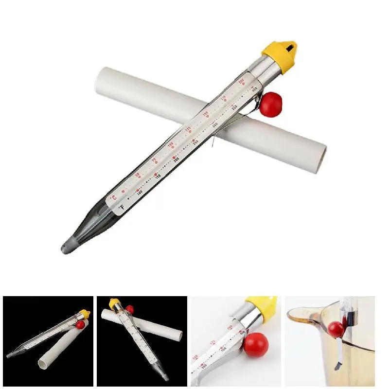 Hot Food-safe Kitchen Temperature Read Stick Thermometer Cooking Jam Sugar Candy Household Thermometers Household Merchandises
Hot Food-safe Kitchen Temperature Read Stick Thermometer Cooking Jam Sugar Candy Household Thermometers Household Merchandises