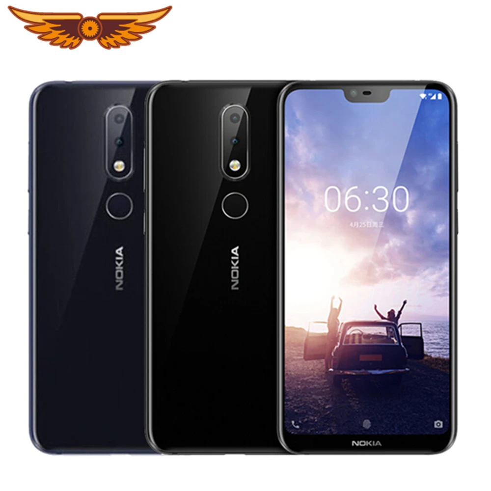 

Nokia 6,1 Plus оригинальный Nokia X6 Восьмиядерный 5,8 .. 4 Гб ОЗУ 64 Гб ПЗУ LTE 16 МП 2160P 2 SIM отпечаток пальца разблокированный смартфон