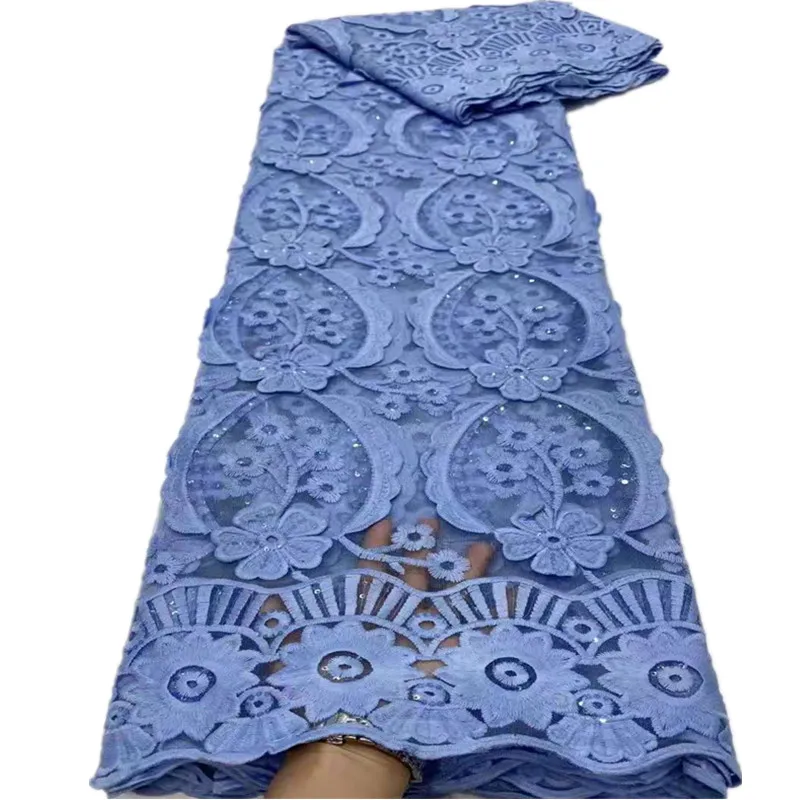 African Lace Fabric 2021 Embroidery Sequined Nigerian Lace Fabric High Quality French Milk Silk Lace Fabric For Wedding DP-120
African Lace Fabric 2021 Embroidery Sequined Nigerian Lace Fabric High Quality French Milk Silk Lace Fabric For Wedding DP-120