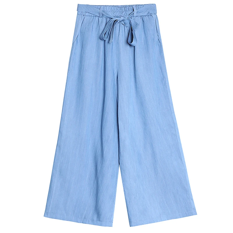 2021 Plus Size Woman Denim Pants Casual Summer Wide Leg Jeans For Women Summer Loose Elastic Waist Ankle-Length Pants XL-5XL
2021 Plus Size Woman Denim Pants Casual Summer Wide Leg Jeans For Women Summer Loose Elastic Waist Ankle-Length Pants XL-5XL