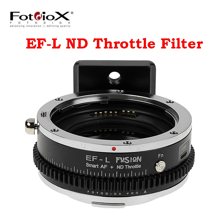 

Fotodiox EF-L AF Lens Adapter ND Throttle Filter for Canon EF EF-S Lens to Panasonic Lumix L camera Sigma FP S5 S1 S1R S1H