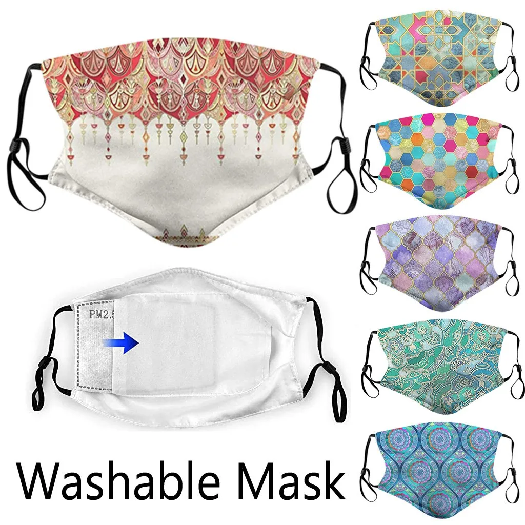 Unisex Print Washable Mask For Women Men Cotton Washable Adjustable Filter Protective Mask Adults Cotton Masks With 2pc Filter
Unisex Print Washable Mask For Women Men Cotton Washable Adjustable Filter Protective Mask Adults Cotton Masks With 2pc Filter