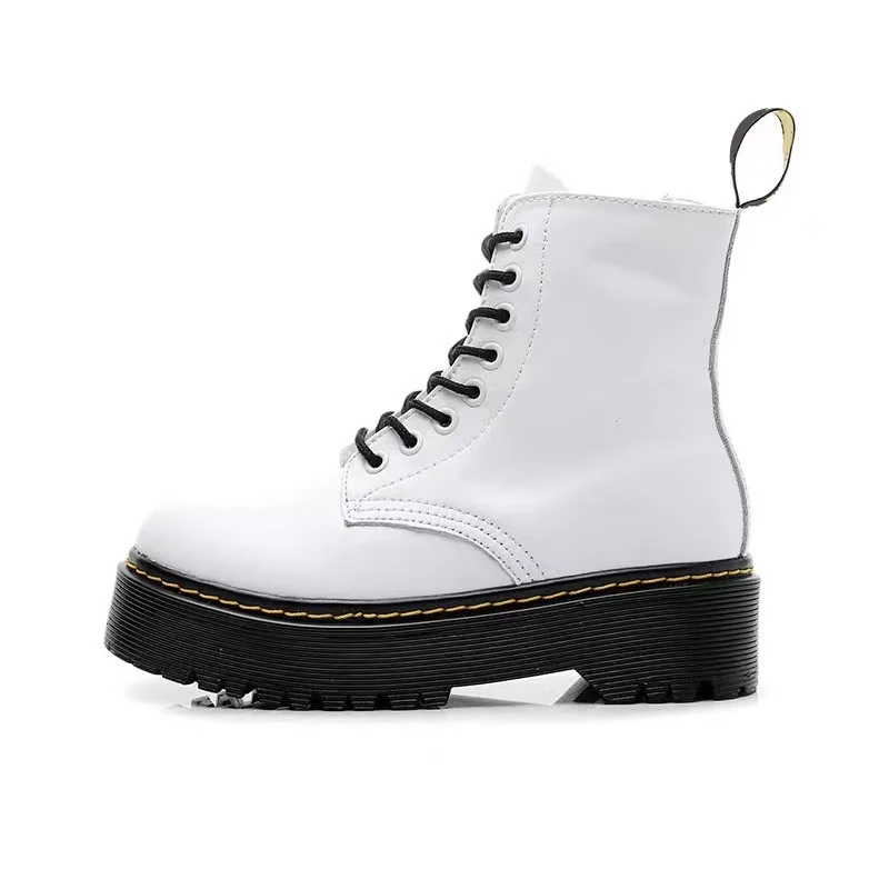 Leather Boots Martin Size34-45 Chunky Motorcycle Boots for Women Autumn 2021 Fashion Round Toe Combat Boots Ladies Shoes
Leather Boots Martin Size34-45 Chunky Motorcycle Boots for Women Autumn 2021 Fashion Round Toe Combat Boots Ladies Shoes