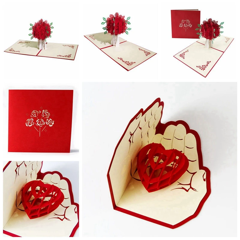 Love 3D Pop-Up Cards Valentines Day Betrothal Party Wedding Invitation Greeting Cards Anniversary Gift Postcard for Lovers
Love 3D Pop-Up Cards Valentines Day Betrothal Party Wedding Invitation Greeting Cards Anniversary Gift Postcard for Lovers