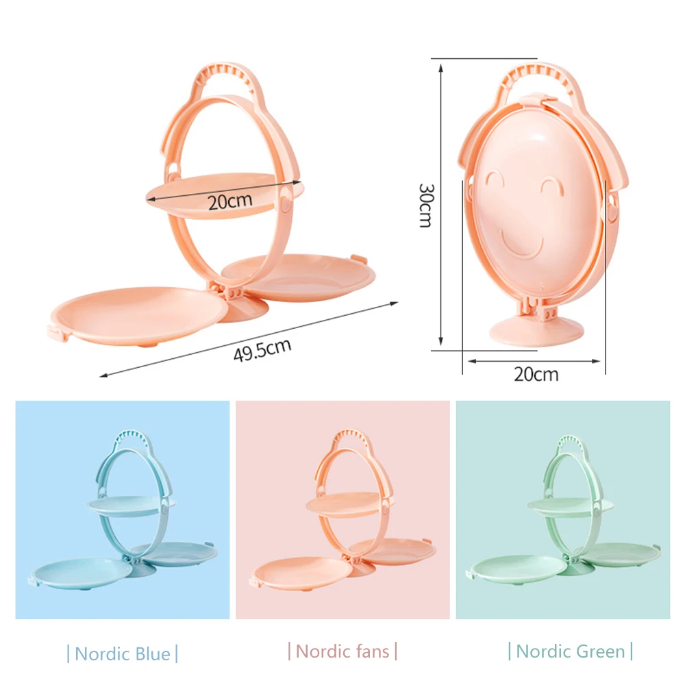 1PC Folding Fruit Plastic Plate Three-Layer Creative Modern Candy Snacks Dish Decoration of Tea Table in Living Room Portable
1PC Folding Fruit Plastic Plate Three-Layer Creative Modern Candy Snacks Dish Decoration of Tea Table in Living Room Portable