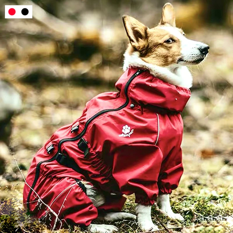 Reflective Raincoat Winter Warm Coat Waterproof Pet Dog Outdoor Jacket Clothes Big Jumpsuit For Small Medium Large Dogs 2021 
Reflective Raincoat Winter Warm Coat Waterproof Pet Dog Outdoor Jacket Clothes Big Jumpsuit For Small Medium Large Dogs 2021