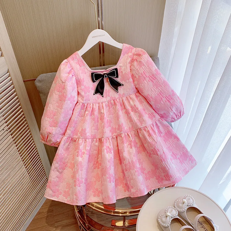 Girls Bow Princess Dress Flower Girl Dresses Toddler Girl Christmas Outfits Korean Baby Clothes Kids Dresses for Girls
Girls Bow Princess Dress Flower Girl Dresses Toddler Girl Christmas Outfits Korean Baby Clothes Kids Dresses for Girls