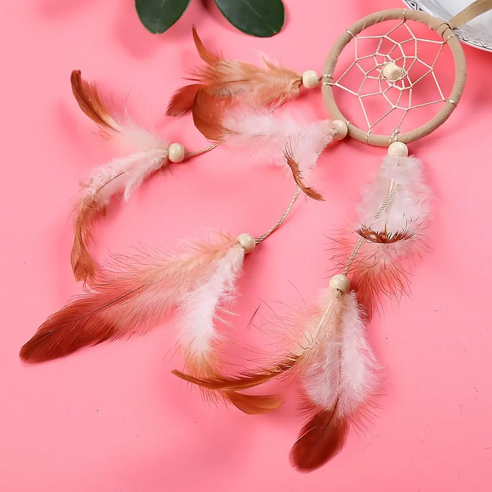 Dream Catcher Accessories Feather Pendant Decoration Ornament CircularLight BrownOC-2004
Dream Catcher Accessories Feather Pendant Decoration Ornament CircularLight BrownOC-2004