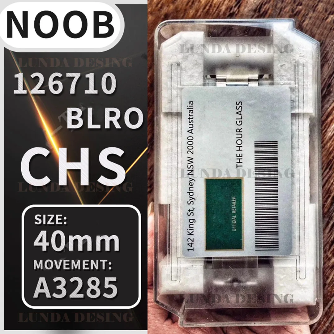 Real Noob Men's Automatic Mechanical 40MM GMT II 126710 BLRO Coke Real Ceramic 904L 1:1 Best Edition on Bracelet cal.3285 CHS
Real Noob Men's Automatic Mechanical 40MM GMT II 126710 BLRO Coke Real Ceramic 904L 1:1 Best Edition on Bracelet cal.3285 CHS