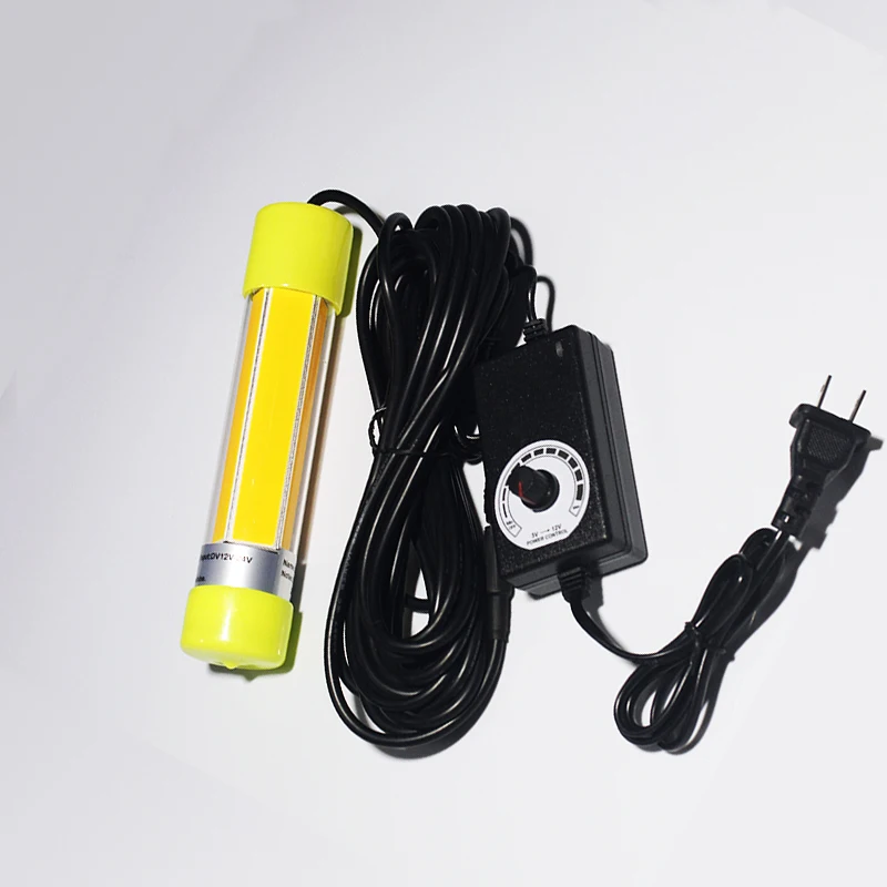 

Dimmable AC110-240V DC12V24V COB LEDs Underwater Led Fishing net light attracting fishing light