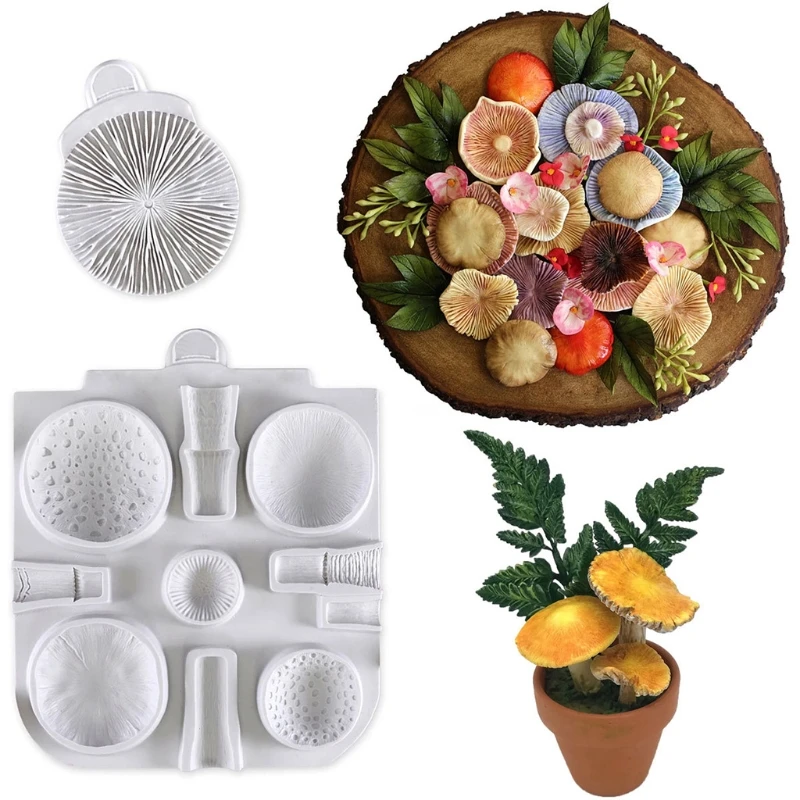 Mushroom Cake Decoration Epoxy Resin Mold Fondant Chocolate Baking Ornaments Silicone Mould DIY Crafts Casting Tools
Mushroom Cake Decoration Epoxy Resin Mold Fondant Chocolate Baking Ornaments Silicone Mould DIY Crafts Casting Tools