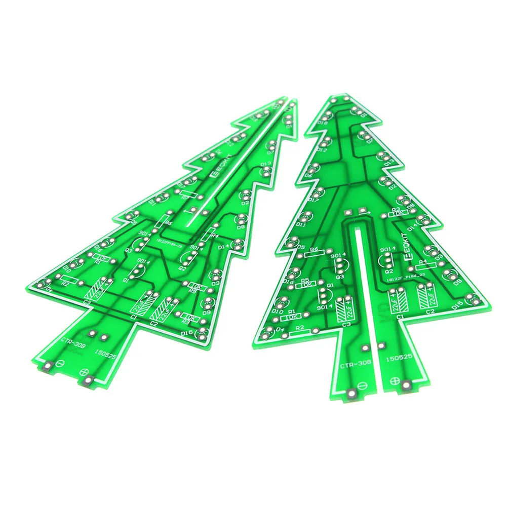 Christmas Tree LED Flash DIY Kit 3D Circuit Parts Glitter Electronic Learning Set AS99
Christmas Tree LED Flash DIY Kit 3D Circuit Parts Glitter Electronic Learning Set AS99