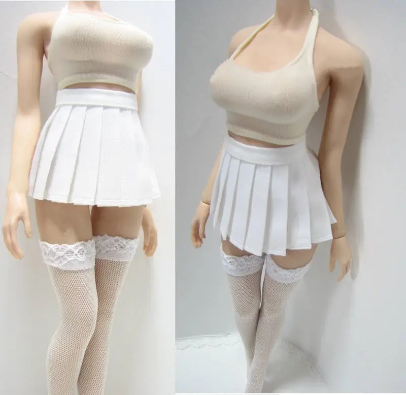 1/6 Scale Female Clothes Sexy Suit White Camisole Tight Top Skirt Lace Stockings For 12" Figure Action Toys Model Doll Accessory
1/6 Scale Female Clothes Sexy Suit White Camisole Tight Top Skirt Lace Stockings For 12" Figure Action Toys Model Doll Accessory