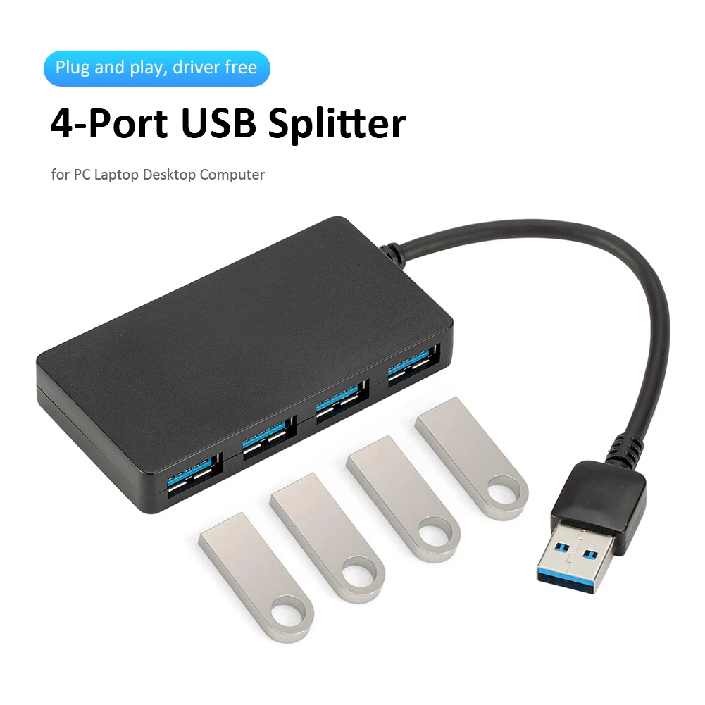 High Speed Multi USB 3.0 Splitter Adapter Power Supply Interface USB Hub Connector 4 Ports USB Hub 5Gbps for PC Computer
High Speed Multi USB 3.0 Splitter Adapter Power Supply Interface USB Hub Connector 4 Ports USB Hub 5Gbps for PC Computer