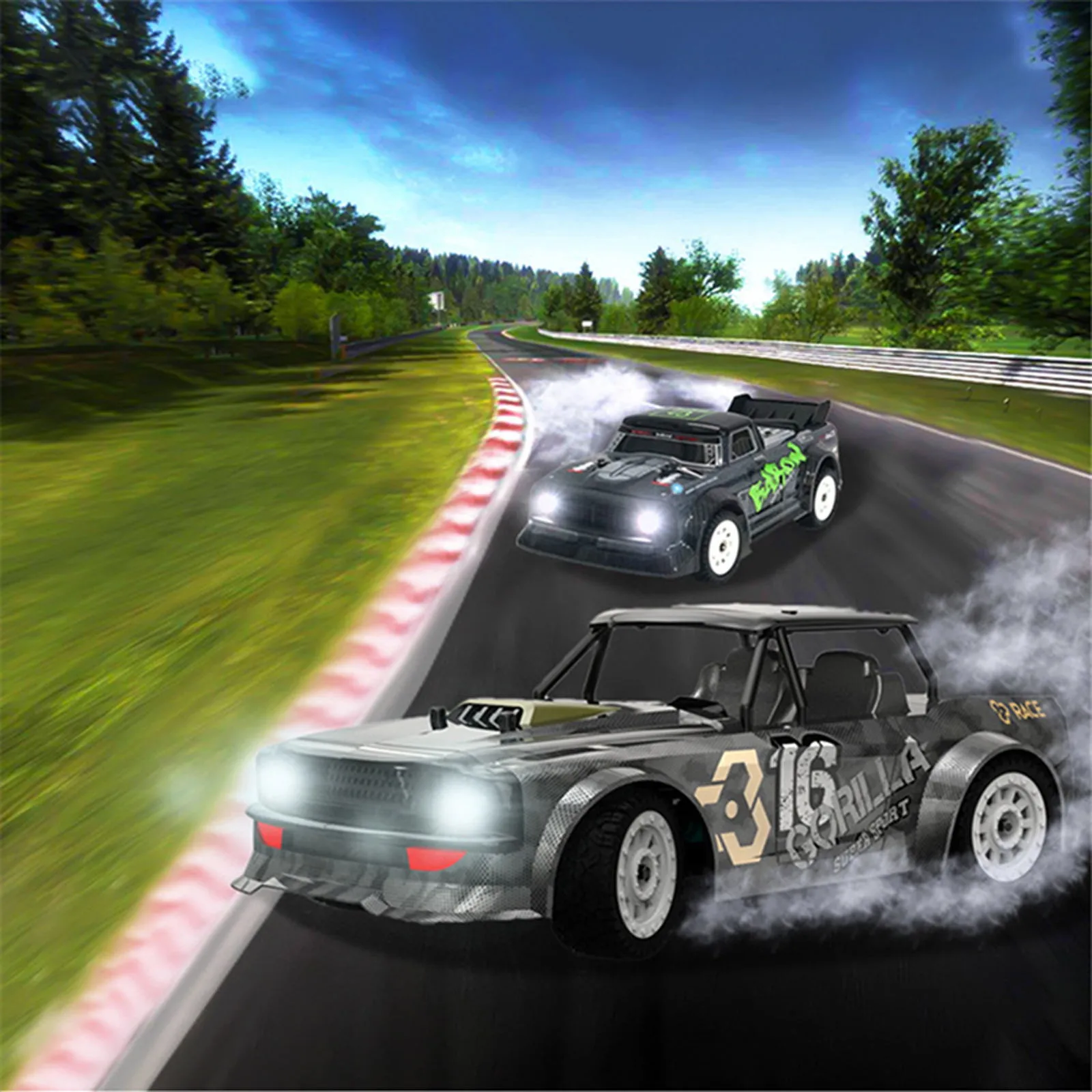 Sg 1603 / 1601 / 1604 1/16 2.4g 4wd Rc Drift Car 30km/h High Speed Led Light Proportional Control Vehicles Racing Cars For Boys
Sg 1603 / 1601 / 1604 1/16 2.4g 4wd Rc Drift Car 30km/h High Speed Led Light Proportional Control Vehicles Racing Cars For Boys