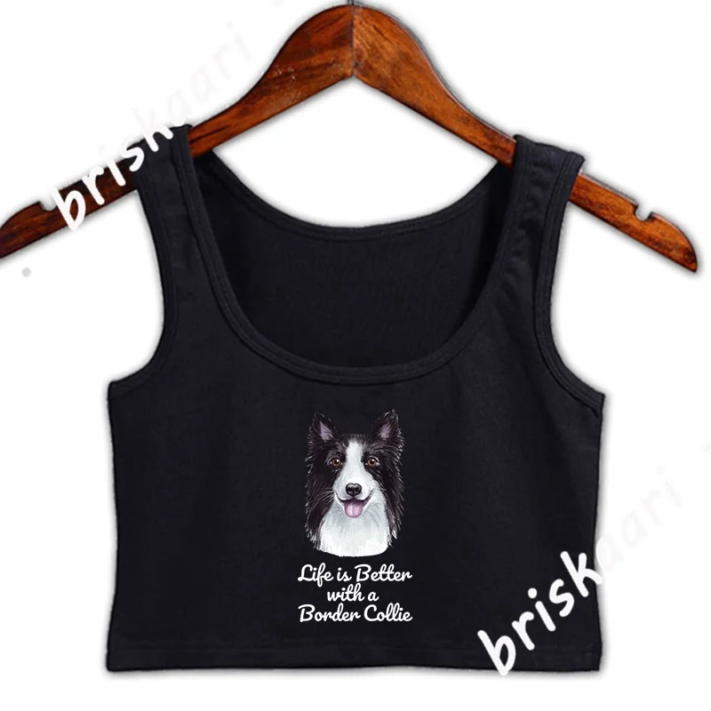 Border Collie Crop Top Women Family Interesting S-4xl Printing For Girl Family Tank Top Summer Style Vest
Border Collie Crop Top Women Family Interesting S-4xl Printing For Girl Family Tank Top Summer Style Vest