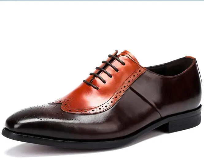 Hot brogue Shoes High Quality Oxfords Business shoes Square toe Genuine Leather Retro Carved Men's Shoes
Hot brogue Shoes High Quality Oxfords Business shoes Square toe Genuine Leather Retro Carved Men's Shoes
