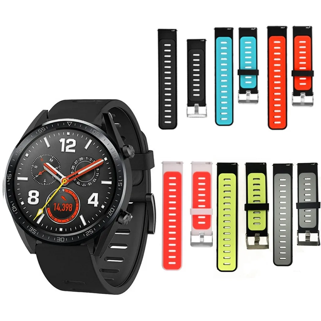 Ремешок силиконовый для Huami AMAZFIT GTR легкий спортивный браслет наручных часов 22 мм