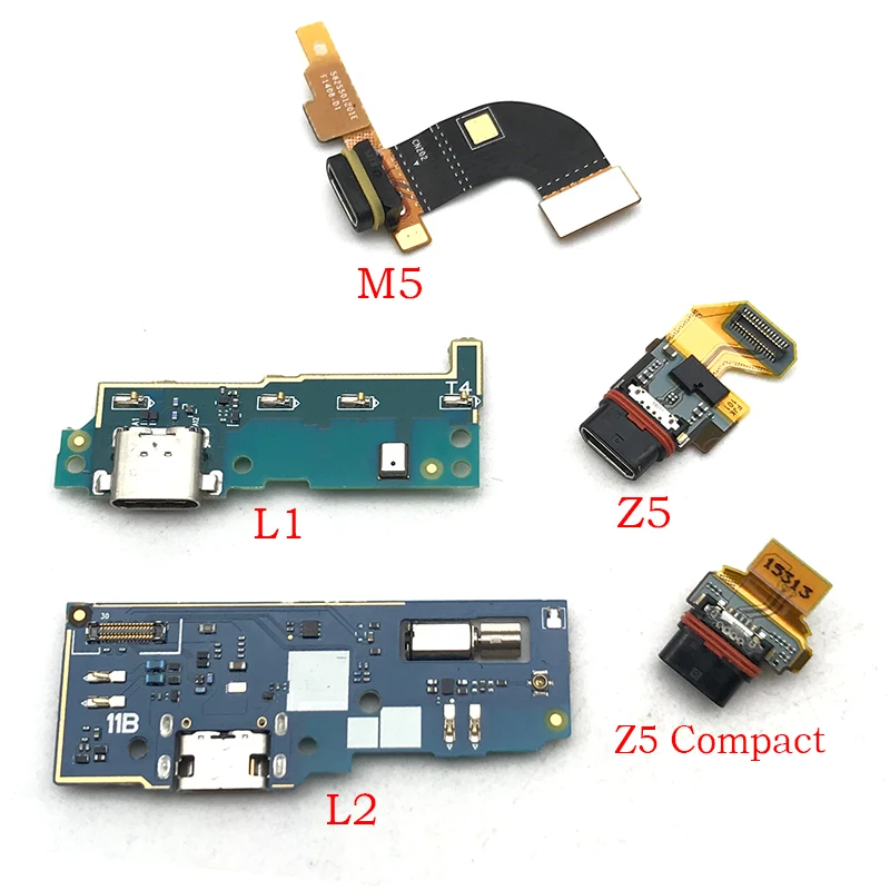 10 шт./лот USB порт для зарядки док разъем зарядная плата гибкий кабель Sony Xperia E5 L1 L2 M5
