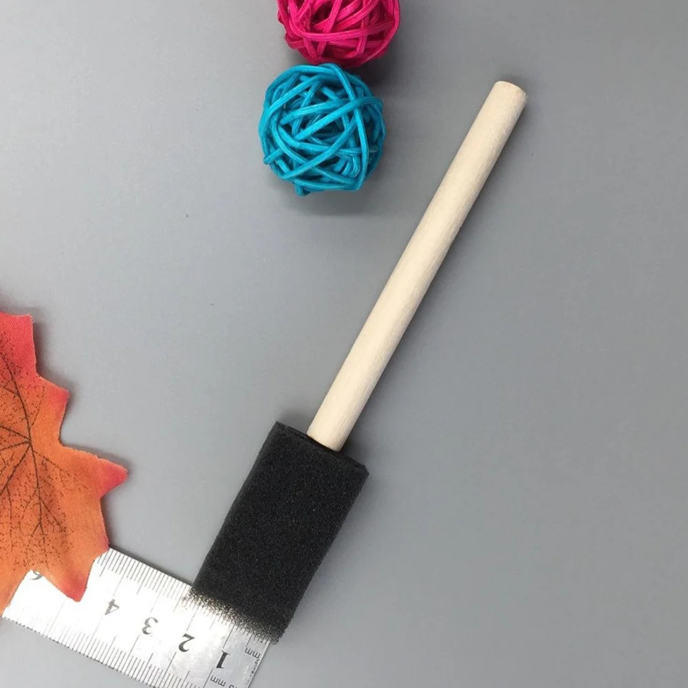 25 Pcs 1 Inch Sponge Wood Handle Paint Brush Set Lightweight Durable and Used for Acrylics Stains Varnishes Crafts Art
25 Pcs 1 Inch Sponge Wood Handle Paint Brush Set Lightweight Durable and Used for Acrylics Stains Varnishes Crafts Art
