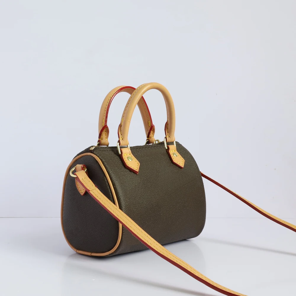 

Top Luxury Designer Handbag Classic Genuine Leather Speedy 16cm 25cm Shoulder Bags For Women 61252 Crossbody Bags Fast Delivery