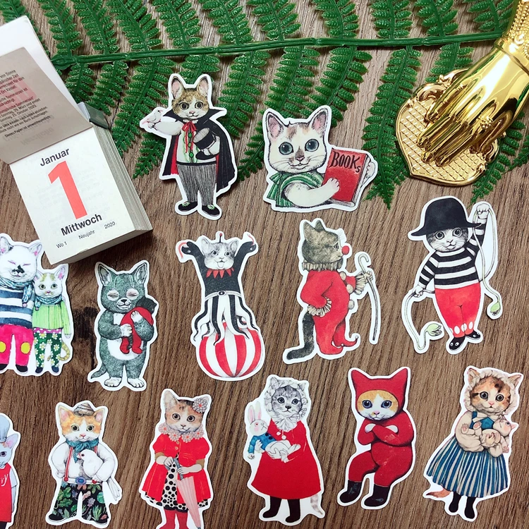 18 шт./пакет Винтаж с милым рисунком кота наклейка, сделай сам, Скрапбукинг альбом мусор Журнал Планировщик декоративные наклейки
18 шт./пакет Винтаж с милым рисунком кота наклейка, сделай сам, Скрапбукинг альбом мусор Журнал Планировщик декоративные наклейки