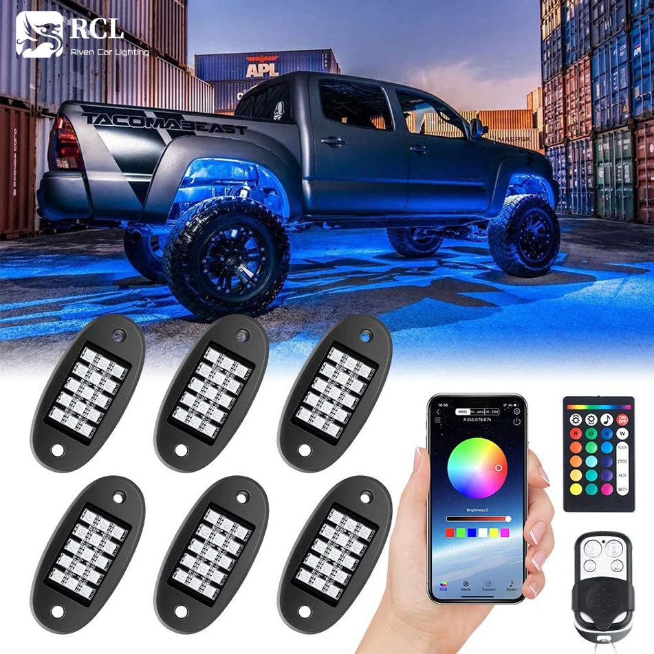 RGB-подсветка светодиодсветодиодный Rock Light s 6 шт., многоцветсветодиодный неоновая подсветка, водонепроницаесветильник освещение для музыки, ...
RGB-подсветка светодиодсветодиодный Rock Light s 6 шт., многоцветсветодиодный неоновая подсветка, водонепроницаесветильник освещение для музыки, ...