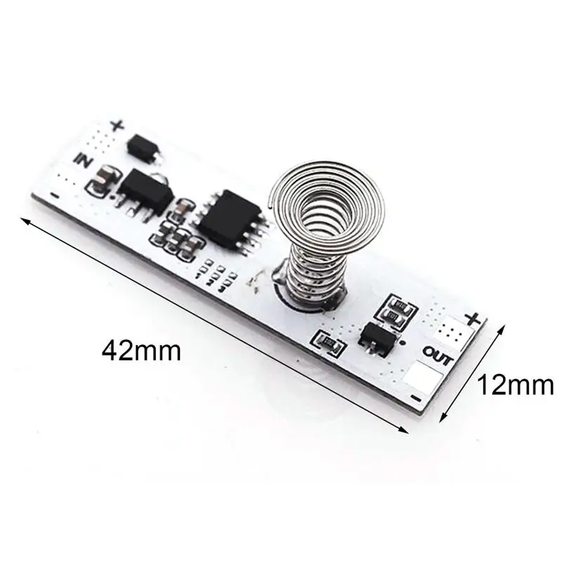 Touch Switch Capacitive Module 5V-24V LED Dimming Control Lamps Active Components Short Distance Scan Sweep Hand Sensor
Touch Switch Capacitive Module 5V-24V LED Dimming Control Lamps Active Components Short Distance Scan Sweep Hand Sensor