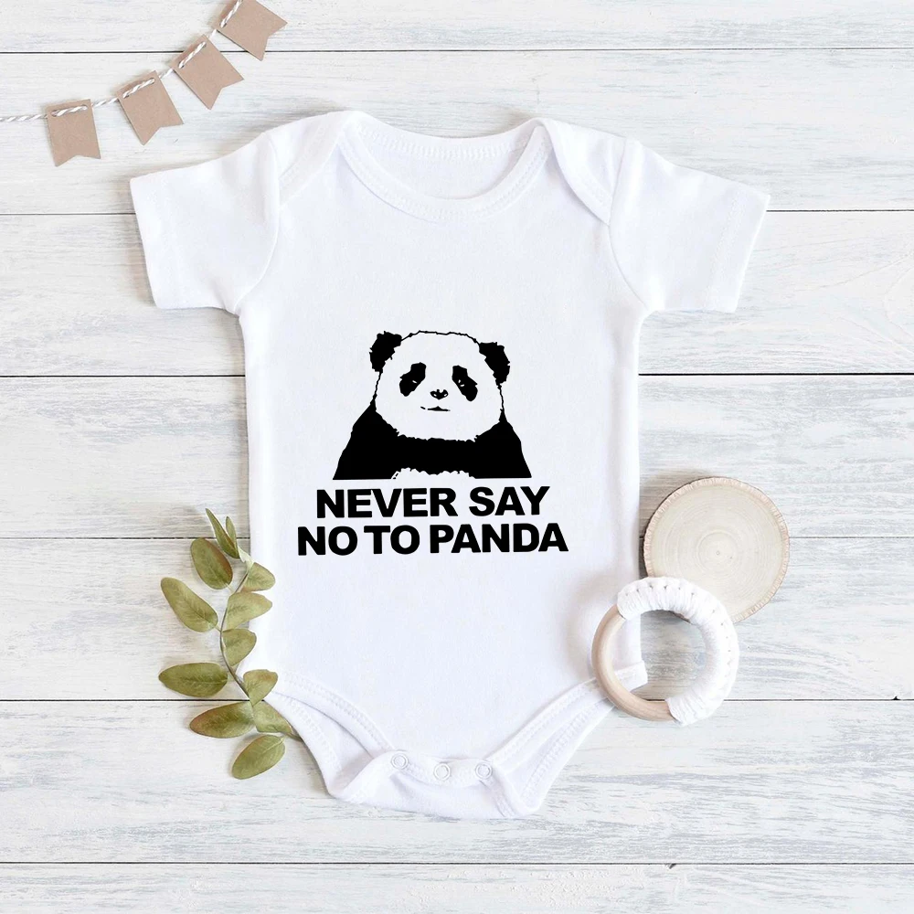 Never Say No To Panda Funny Cute Newborn Baby Clothes Bodysuit Harajuku Trend Fine Infant Romper Twins Boy and Girl Jumpsuits
Never Say No To Panda Funny Cute Newborn Baby Clothes Bodysuit Harajuku Trend Fine Infant Romper Twins Boy and Girl Jumpsuits
