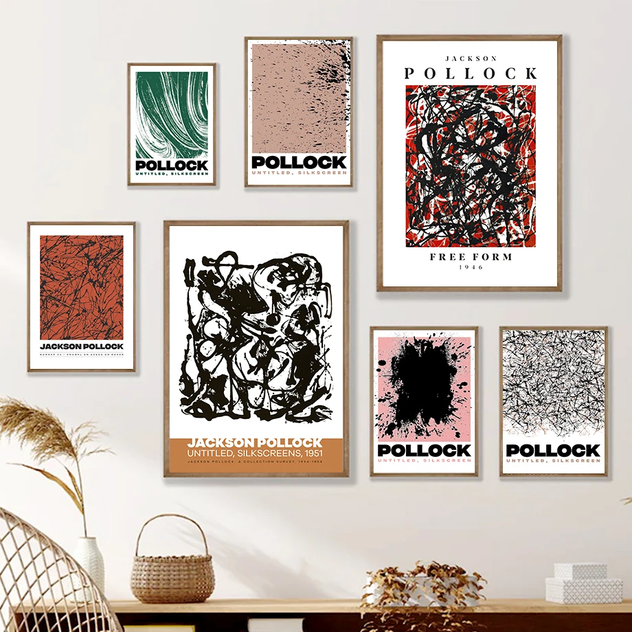 Jackson Pollock Abstract Free Form Drip Wall Art Canvas Painting Nordic Posters And Prints Wall Pictures For Living Room Decor
Jackson Pollock Abstract Free Form Drip Wall Art Canvas Painting Nordic Posters And Prints Wall Pictures For Living Room Decor
