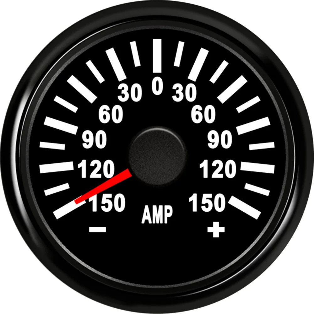 Набор из 1 автоуказателя типа Амперметр 52 мм Ammeters 0 150A автомобильный ЖК красная