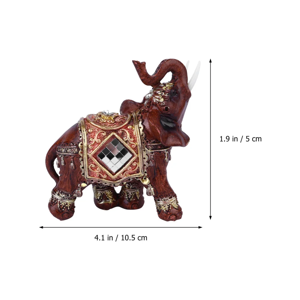 Elephant Sculpture Crafts Ornaments Resin Animal Figurines Desktop Decoration
Elephant Sculpture Crafts Ornaments Resin Animal Figurines Desktop Decoration