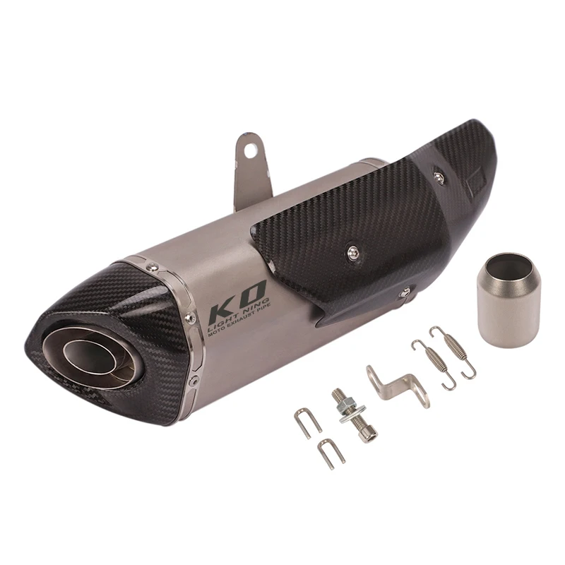51mm Diameter Exhaust Tail Pipe Without DB Killer Modified 470mm Length Titanium Alloy Exhaust System Universal
51mm Diameter Exhaust Tail Pipe Without DB Killer Modified 470mm Length Titanium Alloy Exhaust System Universal