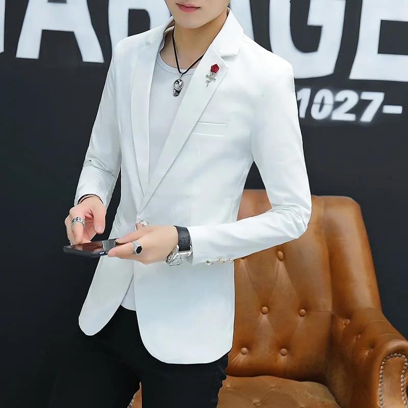 2020 Men's Slim New Autumn Casual Suit Youth Handsome Fashion Solid Color blazer
2020 Men's Slim New Autumn Casual Suit Youth Handsome Fashion Solid Color blazer