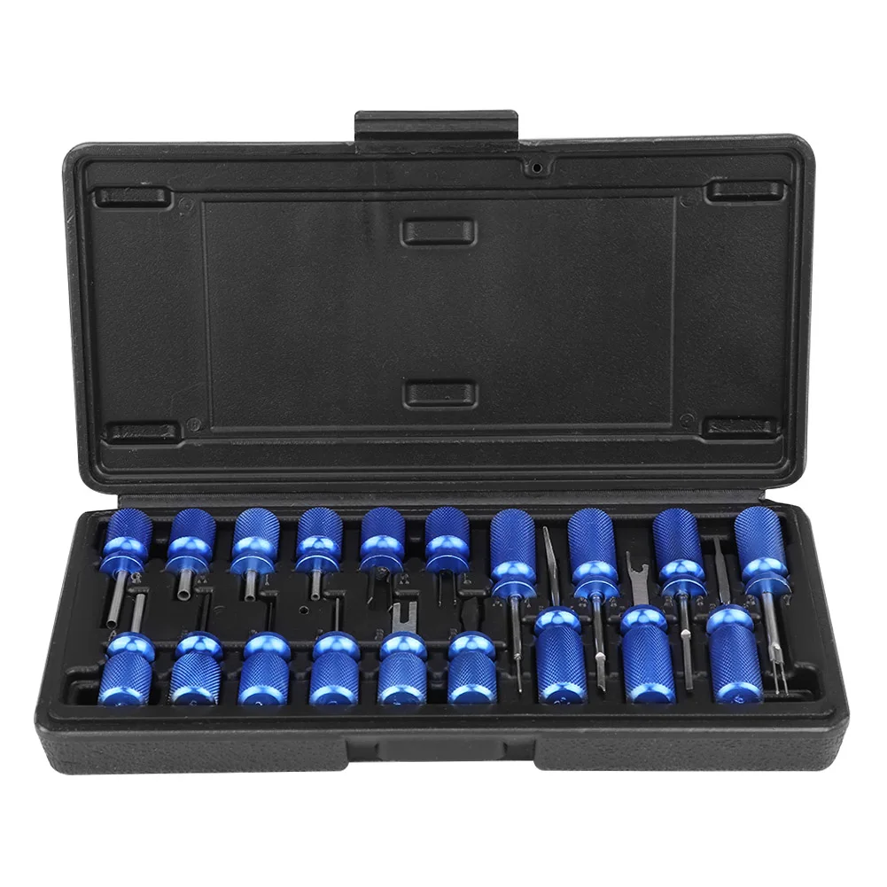 19 Pcs Car Universal Terminal Removal Tool Electrical Terminal Block Release Connector Removal Tool Kit
19 Pcs Car Universal Terminal Removal Tool Electrical Terminal Block Release Connector Removal Tool Kit